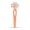 Thumbnail Image 3 of Previously Owned Diamond Fashion Ring 1/5 ct tw 10K Rose Gold