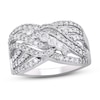 Thumbnail Image 1 of Previously Owned Diamond Fashion Ring 1 ct tw Round-cut 10K White Gold