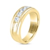 Thumbnail Image 1 of Previously Owned Men's THE LEO Diamond Wedding Band 1 ct tw Round-cut 14K Yellow Gold