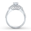 Thumbnail Image 3 of Previously Owned THE LEO Diamond Engagement Ring 1-1/8 ct tw Diamonds 14K White Gold