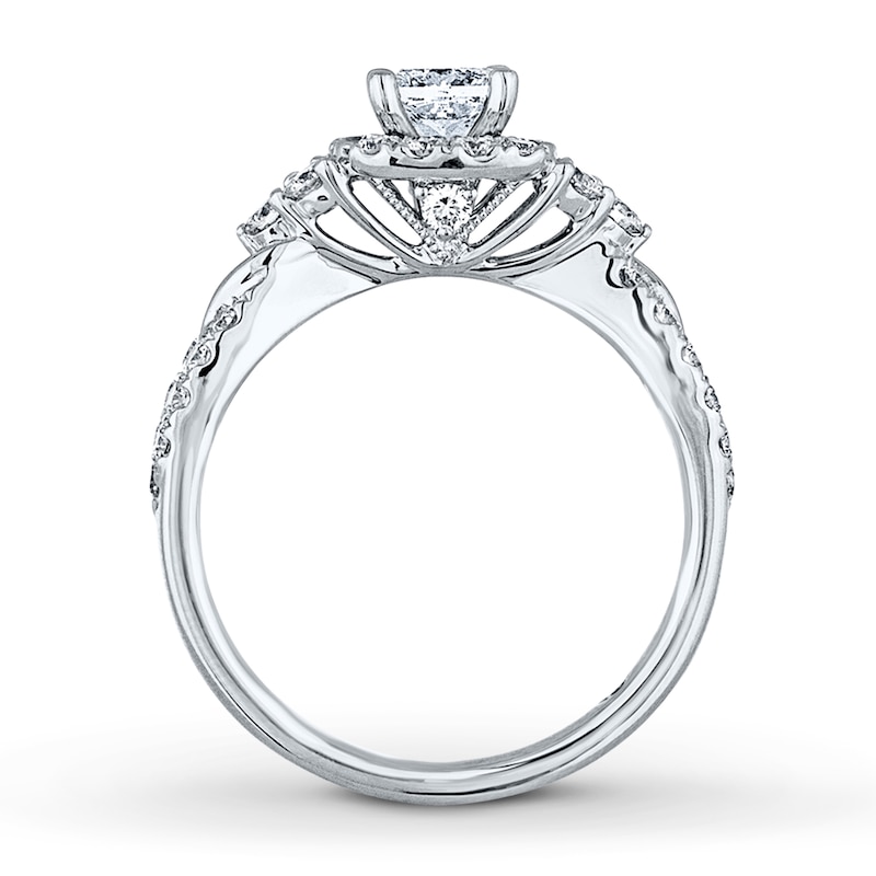 Main Image 3 of Previously Owned THE LEO Diamond Engagement Ring 1-1/8 ct tw Diamonds 14K White Gold