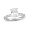 Thumbnail Image 1 of Previously Owned Neil Lane Diamond Engagement Ring 2-3/8 ct tw Radiant & Round 14K White Gold