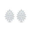 Thumbnail Image 2 of Previously Owned Diamond Teardrop Stud Earrings 3/4 ct tw Round-cut 14K White Gold