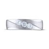 Thumbnail Image 3 of Previously Owned Men's THE LEO Ideal Cut Diamond Wedding Band 1/2 ct tw 14K White Gold