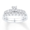 Thumbnail Image 0 of Previously Owned Diamond Bridal Set 1/2 carat tw 10K White Gold