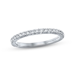 Previously Owned Monique Lhuillier Bliss Diamond Wedding Band 1/3 ct tw Round-cut 18K White Gold