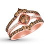 Thumbnail Image 1 of Previously Owned Le Vian Chocolate Diamond Ring 1-3/8 ct tw 14K Strawberry Gold