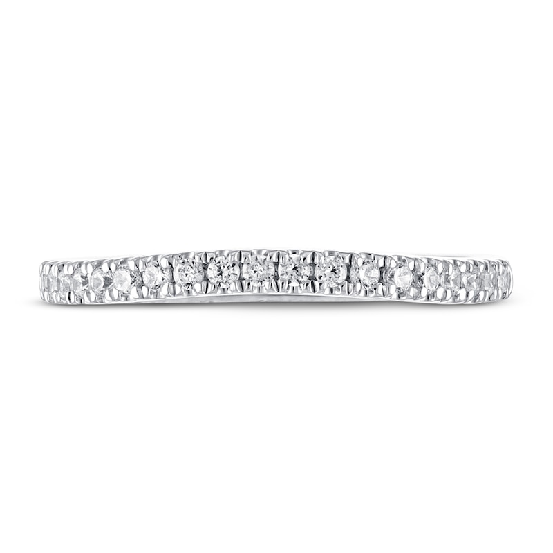 Main Image 2 of Previously Owned THE LEO Diamond Wedding Band 1/5 ct tw 14K White Gold