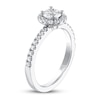 Thumbnail Image 2 of Previously Owned THE LEO Diamond Engagement Ring 3/4 ct tw Round-cut 14K White Gold