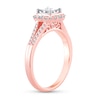 Thumbnail Image 2 of Previously Owned Diamond Ring 1/2 ct tw Princess/Round 10K Rose Gold