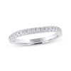 Thumbnail Image 1 of Previously Owned THE LEO Diamond Wedding Band 1/4 ct tw Round-cut 14K White Gold