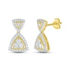 Thumbnail Image 1 of Previously Owned Diamond Drop Earrings 1/2 ct tw Round-cut 10K Yellow Gold