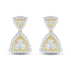 Thumbnail Image 2 of Previously Owned Diamond Drop Earrings 1/2 ct tw Round-cut 10K Yellow Gold