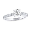 Thumbnail Image 1 of Previously Owned THE LEO Diamond Engagement Ring 1-1/8 ct tw Round-cut 14K White Gold