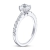 Thumbnail Image 2 of Previously Owned THE LEO Diamond Engagement Ring 1-1/8 ct tw Round-cut 14K White Gold