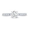 Thumbnail Image 3 of Previously Owned THE LEO Diamond Engagement Ring 1-1/8 ct tw Round-cut 14K White Gold