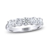 Thumbnail Image 1 of Previously Owned THE LEO Ideal Cut Diamond Anniversary Band 1-1/2 ct tw 14K White Gold