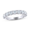 Thumbnail Image 1 of Previously Owned THE LEO Ideal Cut Diamond Anniversary Ring 1-1/2 ct tw 14K White Gold