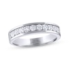 Thumbnail Image 1 of Previously Owned Men's THE LEO Ideal Cut Diamond Wedding Band 3/4 ct tw 14K White Gold