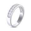 Thumbnail Image 2 of Previously Owned Men's THE LEO Ideal Cut Diamond Wedding Band 3/4 ct tw 14K White Gold