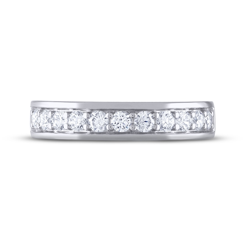 Main Image 3 of Previously Owned Men's THE LEO Ideal Cut Diamond Wedding Band 3/4 ct tw 14K White Gold