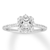 Thumbnail Image 1 of Previously Owned Princess-cut Diamond Engagement Ring 3/4 ct tw 14K White Gold