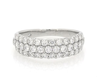 Previously Owned THE LEO Diamond Anniversary Ring 1-1/2 ct tw Round-Cut ...