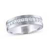 Thumbnail Image 0 of Previously Owned Men's THE LEO Ideal Cut Diamond Wedding Band 3/4 ct tw 14K White Gold