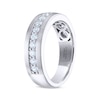 Thumbnail Image 1 of Previously Owned Men's THE LEO Ideal Cut Diamond Wedding Band 3/4 ct tw 14K White Gold
