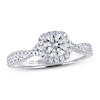 Thumbnail Image 1 of Previously Owned THE LEO Ideal Cut Diamond Engagement Ring 1 ct tw 14K White Gold