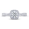 Thumbnail Image 3 of Previously Owned THE LEO Ideal Cut Diamond Engagement Ring 1 ct tw 14K White Gold