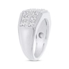 Thumbnail Image 2 of Previously Owned Men's Diamond Wedding Band 2 ct tw Round-cut 10K White Gold