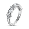 Thumbnail Image 2 of Previously Owned Every Moment Diamond Crossover Infinity Band 1/2 ct tw 14K White Gold