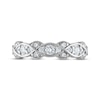 Thumbnail Image 3 of Previously Owned Every Moment Diamond Crossover Infinity Band 1/2 ct tw 14K White Gold