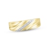 Thumbnail Image 0 of Previously Owned Men's Diamond Accent Wedding Band Round-cut 10K Yellow Gold