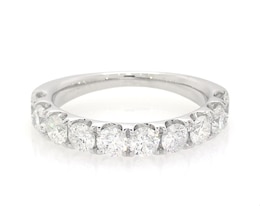 Previously Owned THE LEO First Light Diamond Anniversary Band 1-1/2 ct tw 14K White Gold