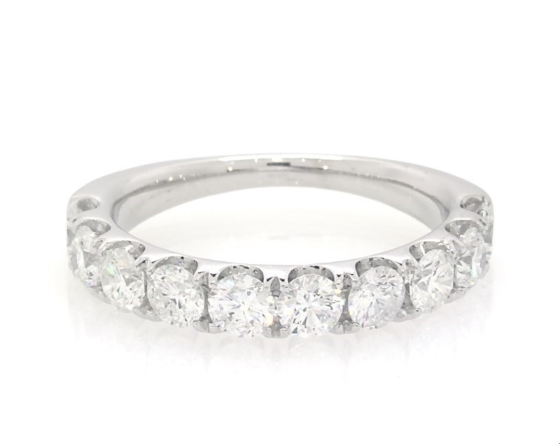 Main Image 1 of Previously Owned THE LEO First Light Diamond Anniversary Band 1-1/2 ct tw 14K White Gold