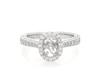 Thumbnail Image 1 of Previously Owned Neil Lane Diamond Engagement Ring Setting 1/2 ct tw 14K White Gold Size 5.25