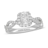 Thumbnail Image 0 of Previously Owned Neil Lane Diamond Engagement Ring 1-1/4 ct tw Radiant & Round 14K White Gold