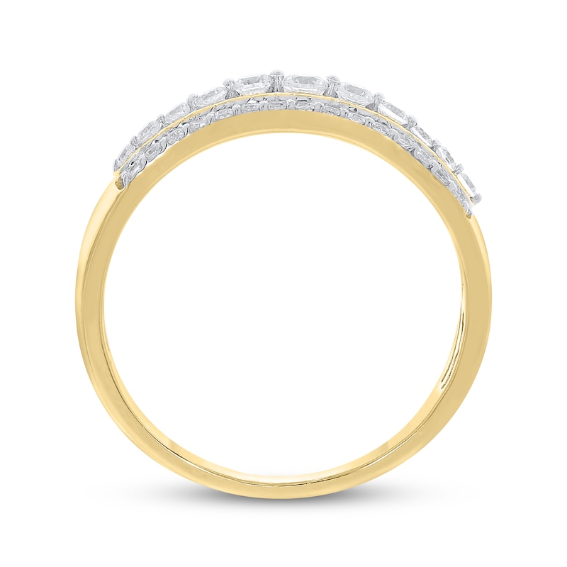 Previously Owned Diamond Anniversary Band 1/2 ct tw Round-cut 10K Yellow Gold