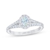 Thumbnail Image 1 of Previously Owned THE LEO First Light Diamond Oval-Cut Engagement Ring 3/4 ct tw 14K White Gold