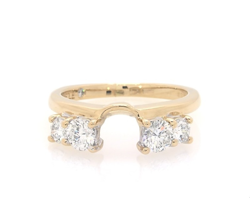 Main Image 1 of Previously Owned THE LEO Diamond Enhancer Ring 3/4 Carat tw Round-cut 14K Yellow Gold