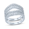 Thumbnail Image 0 of Previously Owned Diamond Enhancer Band 1-1/4 ct tw Round & Baguette 14K White Gold