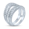 Thumbnail Image 1 of Previously Owned Diamond Enhancer Band 1-1/4 ct tw Round & Baguette 14K White Gold