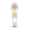 Thumbnail Image 1 of Previously Owned Men's Diamond Wedding Band 1/4 ct tw Round-cut 10K Two-Tone Gold