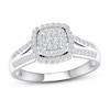 Thumbnail Image 1 of Previously Owned Diamond Engagement Ring 1/3 ct tw Round-cut 10K White Gold Size 7