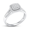 Thumbnail Image 4 of Previously Owned Diamond Engagement Ring 1/3 ct tw Round-cut 10K White Gold Size 7