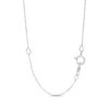 Thumbnail Image 1 of Previously Owned Love Entwined Diamond Necklace 1 ct tw Round-cut 10K White Gold 18"