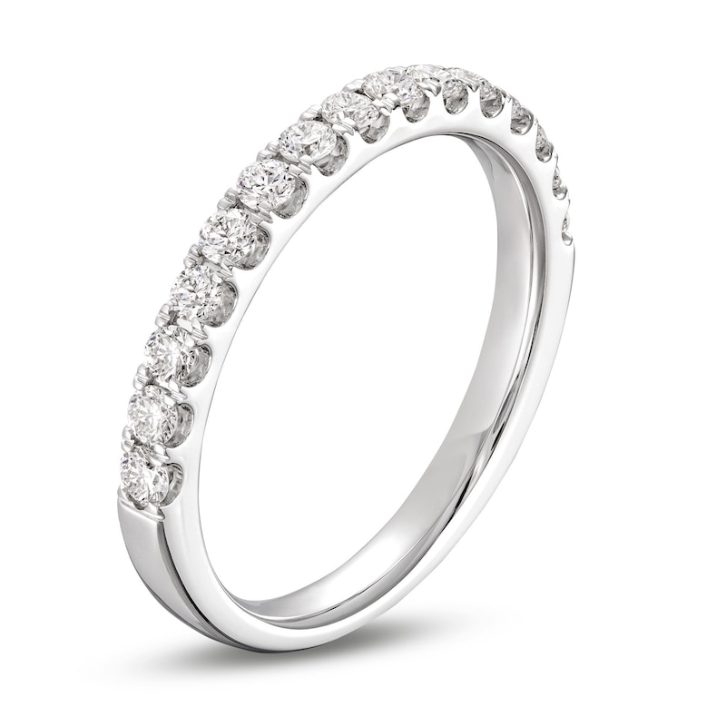 Previously Owned Lab-Grown Diamonds by KAY Anniversary Band 1/2 ct tw 14K White Gold