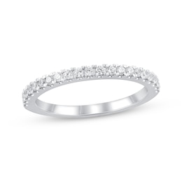 Previously Owned Lab-Grown Diamonds by KAY Anniversary Band 1/4 ct tw 14K White Gold